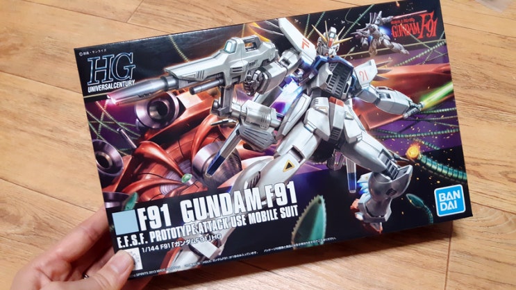 HGUC 1/144 기동전사 건담 F91을 만들어보았습니다(순조후 무광 마감재 사용) HGUC 1/144 기동전사 건담 F91을 만들어보았습니다(순조후 무광 마감재 사용)