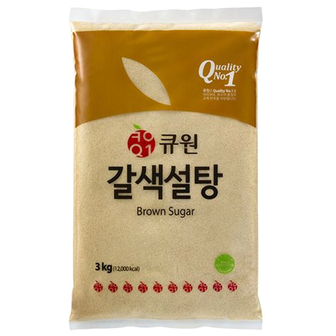 인기 많은 큐원 갈색설탕, 3kg, 1개 추천합니다