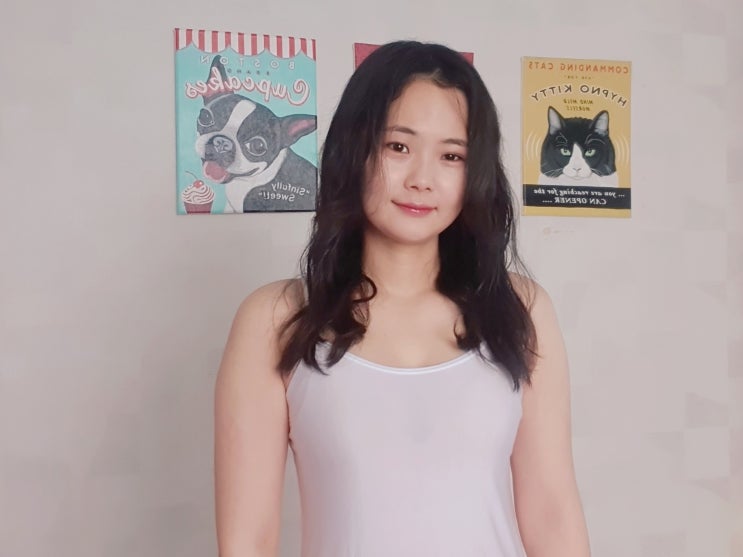  인견속치마 시원하게 입어요