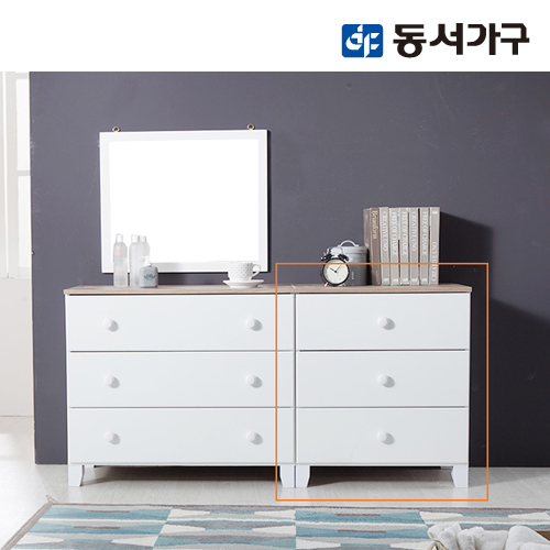 많이 찾는 동서가구 퓨어 3단 600서랍장 DF905457, 화이트 ···