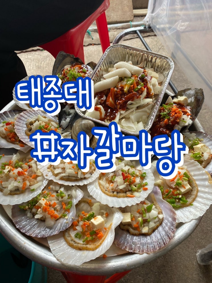  조개구이 맛집/ 태종대 자갈마당/ 울산댁만남