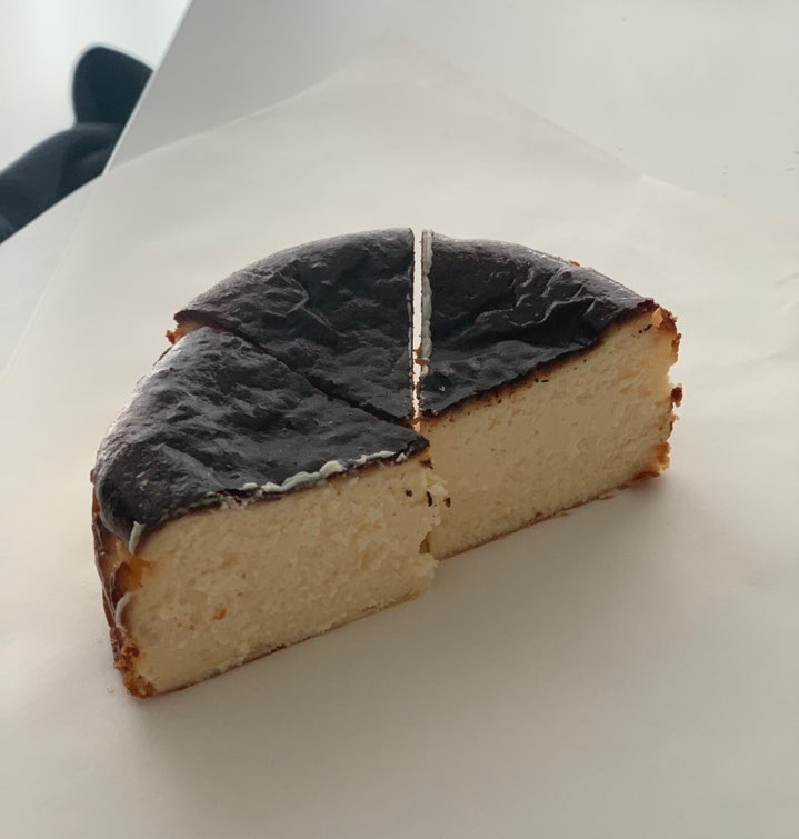 [베이킹] 노오븐 바스크치즈케이크 만들기(에어프라이기)