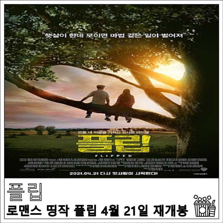 영화 플립, 로맨스 띵작 플립 4월 21일 재개봉