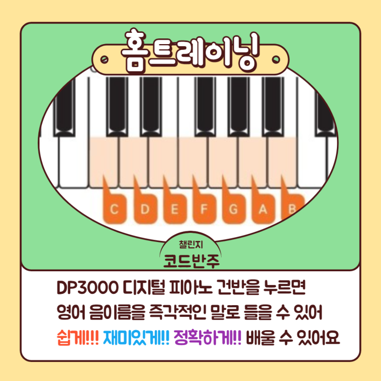  홈트레이닝 코드반주 도전! (다이나톤DP3000)
