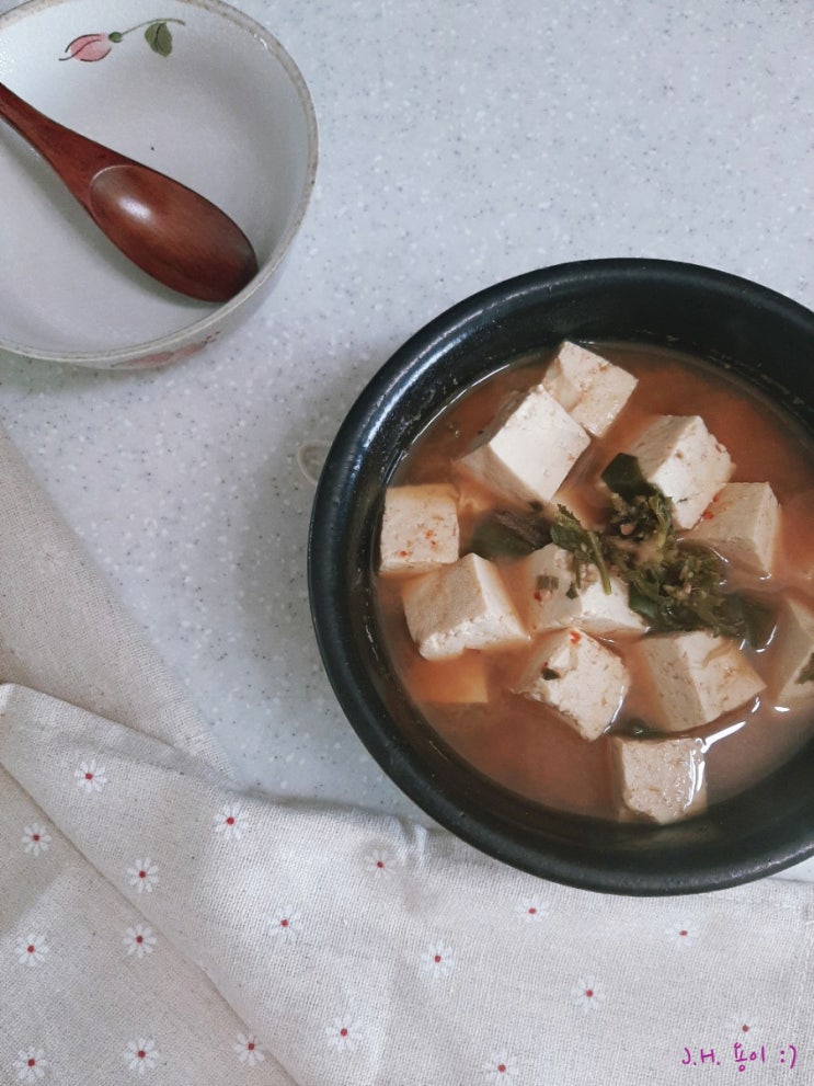 된장찌개 맛있게 끓이는 법 알아보아요:)