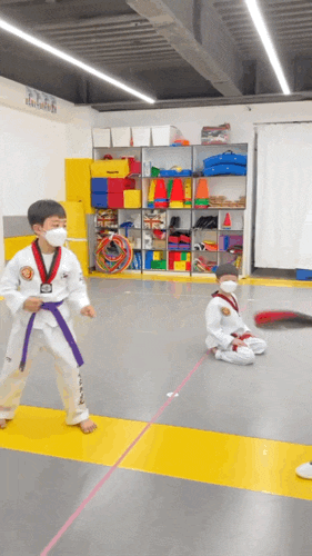 둥이2호의 태권도 승급심사