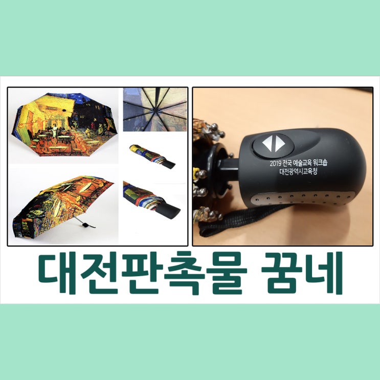 대전 판촉물 명화우산 교육청 납품
