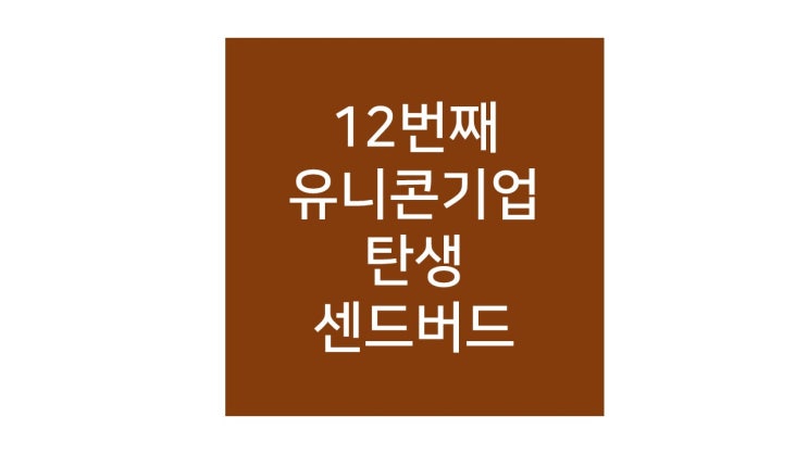 한국의 12번째 유니콘 기업, 센드버드