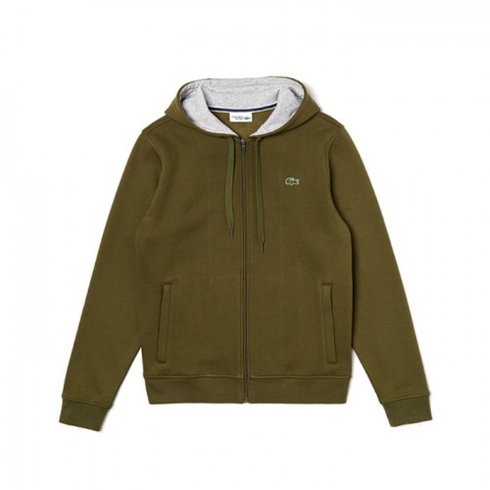 최근 인기있는 라코스테 남성 플리스 스웨트셔츠 집업 SH7609 Khaki 좋아요 최근 인기있는 라코스테 남성 플리스 스웨트셔츠 집업 SH7609 Khaki 좋아요