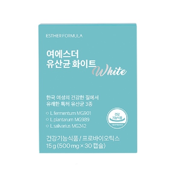 최근 인기있는 에스더포뮬러 여에스더 유산균 화이트 30캡슐 1박스 질유래 특허유산균, 30포 추천합니다 최근 인기있는 에스더포뮬러 여에스더 유산균 화이트 30캡슐 1박스 질유래 특허유산균, 30포 추천합니다