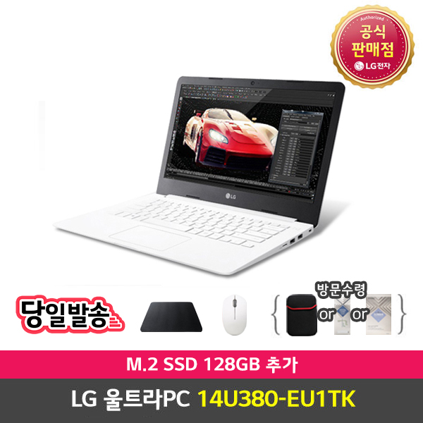 인기 급상승인 LG전자 울트라 PC 14U380-EU1TK, 화이트, 14U380-EU1TK+4G+M.2 128G 좋아요