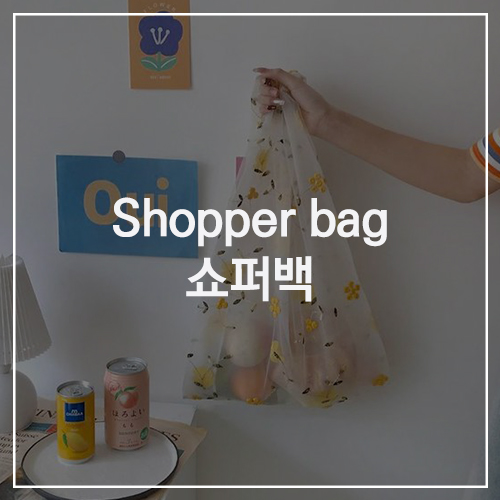 Shopper bag 쇼퍼백 : 2021 S/S 큰 가방이 대세!