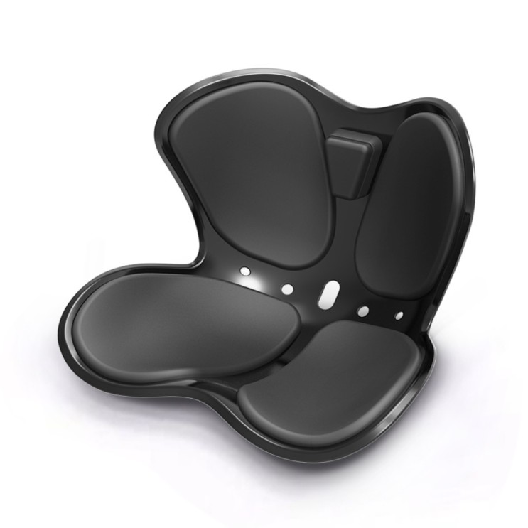 구매평 좋은 2+1 커블의자 자세교정의자 와이더 허리디스크 의자 뼈의자, 블랙+블랙+블랙 허리척추의자 추천합니다