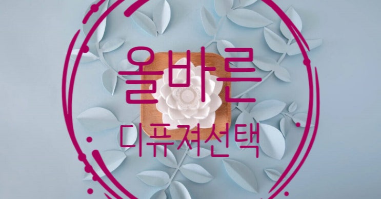  올바른 디퓨져 선택하기