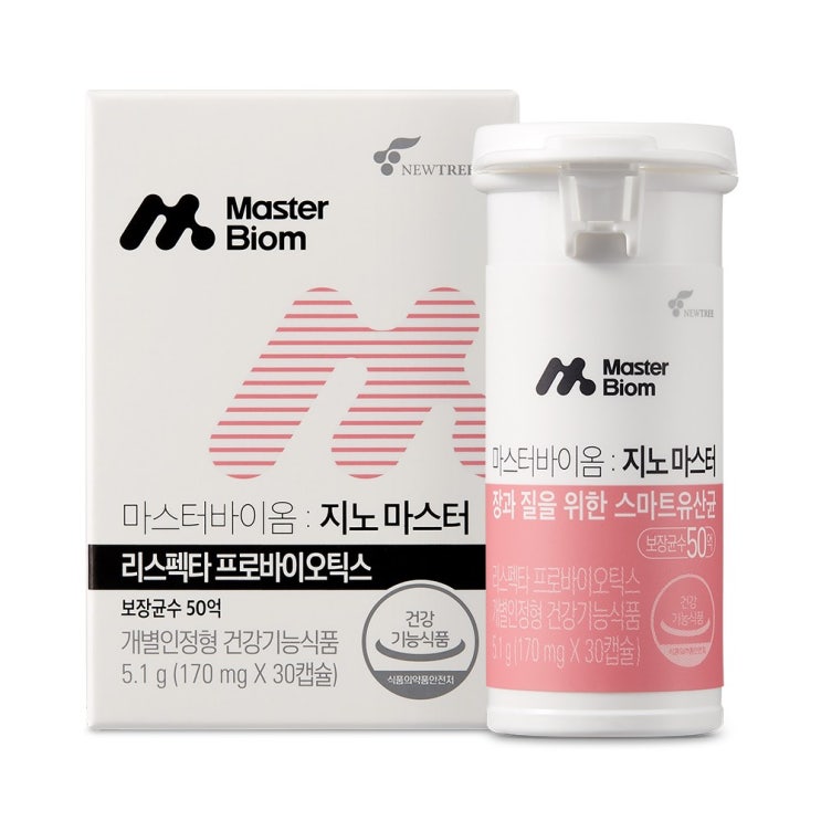 잘나가는 마스터바이옴 지노마스터 질건강유산균, 1병, 5.1g(170mg*30캡슐) 추천합니다