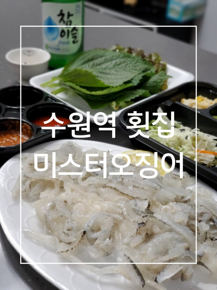 수원역 횟집 미스터오징어 봄도다리 가격도 맛도 좋아요