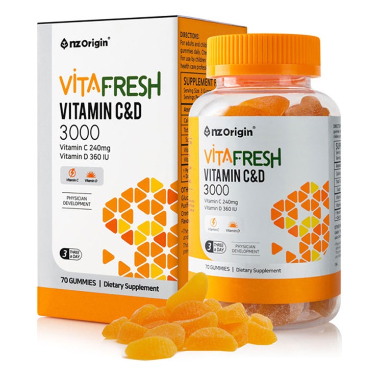 인지도 있는 엔젯오리진 비타프레쉬 비타민 C&D 3000, 70정, 1개 ···