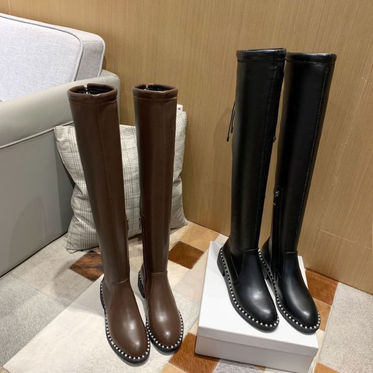 가성비 뛰어난 Y0120233 여성 가죽 롱부츠 기모 진주 무릎부츠 사은품증정 좋아요 가성비 뛰어난 Y0120233 여성 가죽 롱부츠 기모 진주 무릎부츠 사은품증정 좋아요