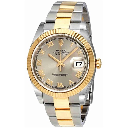 최근 많이 팔린 Rolex Datejust 36 Rhodium Dial Steel and 18K Yellow Gold Mens Watch 116233RRO PROD80004422