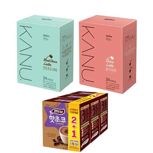잘팔리는 카누 돌체라떼 민트라떼 24T 미떼 핫초코 선택모음집, 3.미떼 핫초코 오리지날 2+1 좋아요 잘팔리는 카누 돌체라떼 민트라떼 24T 미떼 핫초코 선택모음집, 3.미떼 핫초코 오리지날 2+1 좋아요
