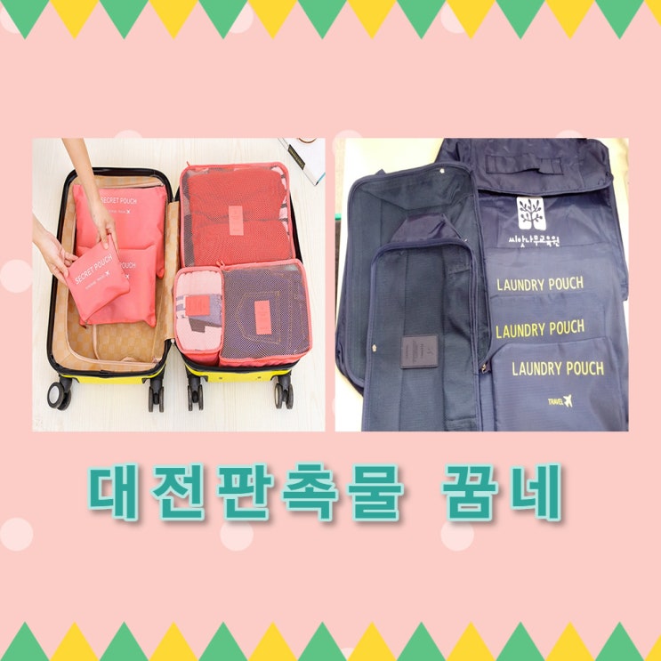  여행 짐싸기 6종파우치로 끝! [씨앗나무교육원]