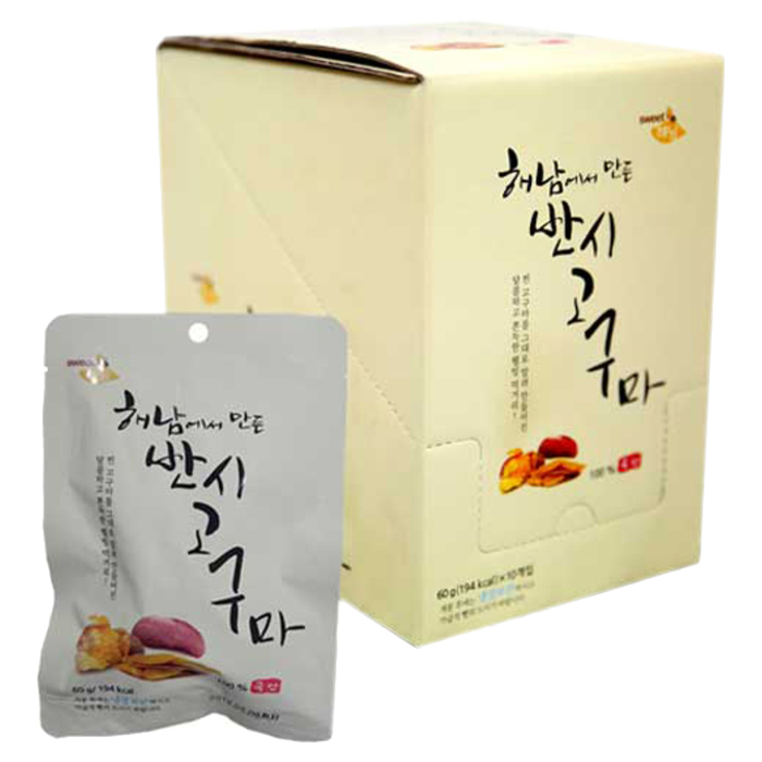 후기가 좋은 해남고구마식품 해남에서 만든 반시 고구마, 60g, 10개입 좋아요 후기가 좋은 해남고구마식품 해남에서 만든 반시 고구마, 60g, 10개입 좋아요