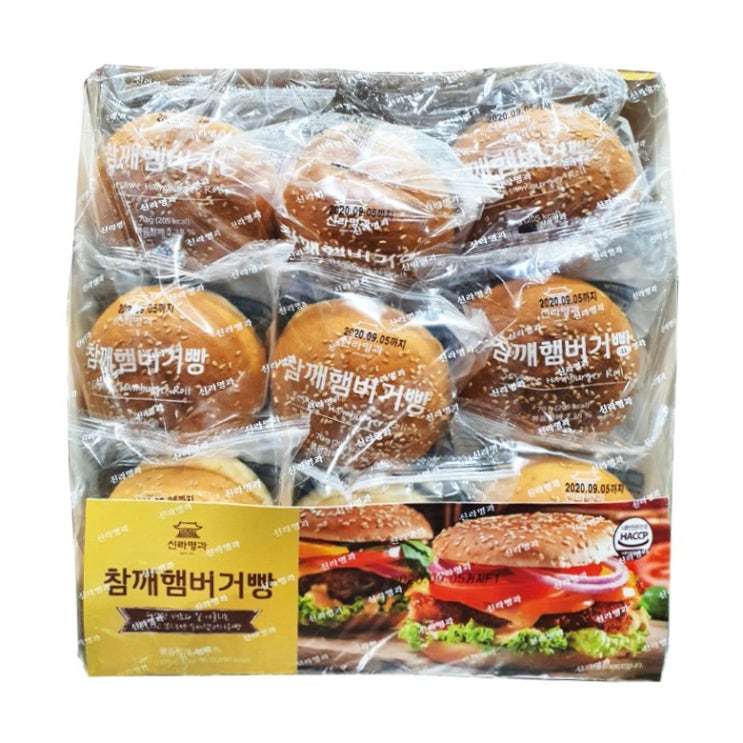 최근 많이 팔린 (코스트코) 신라명과 참깨 햄버거빵 70g X 18개입, 1세트 ···