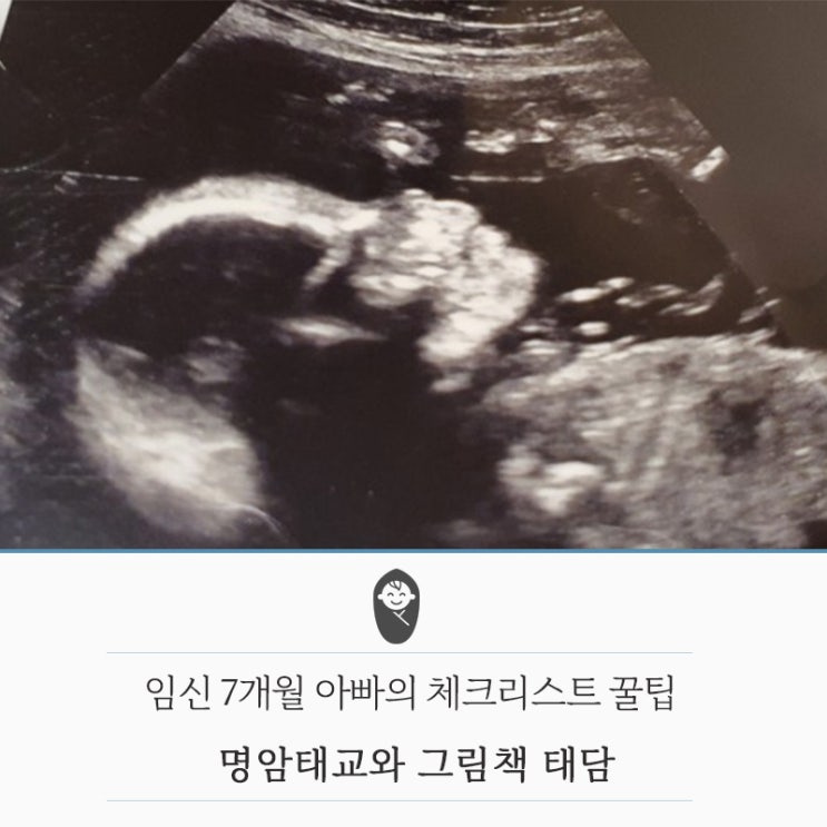  임신 7개월 아빠의 체크리스트 꿀팁. 태교와 태담