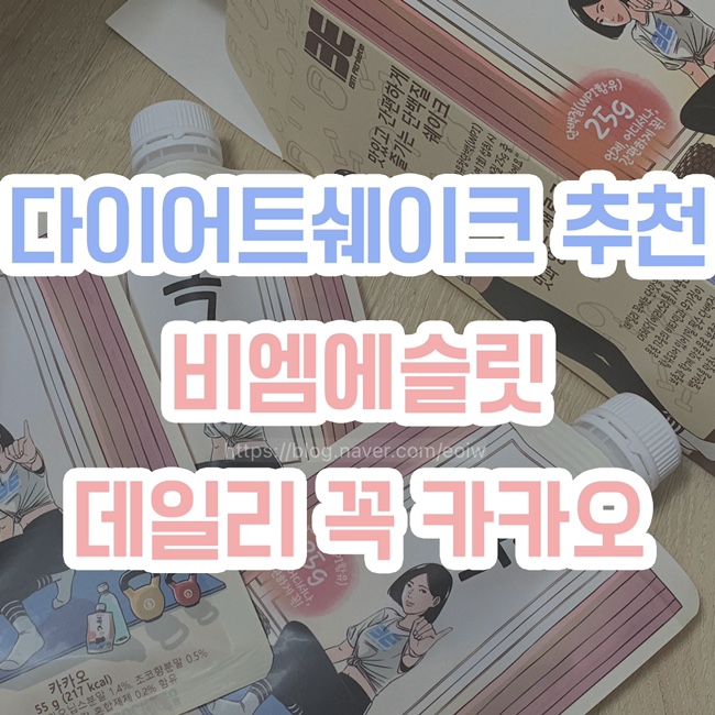  [다이어트쉐이크 추천] 비엠에슬릿, 데일리 꼭 카카오