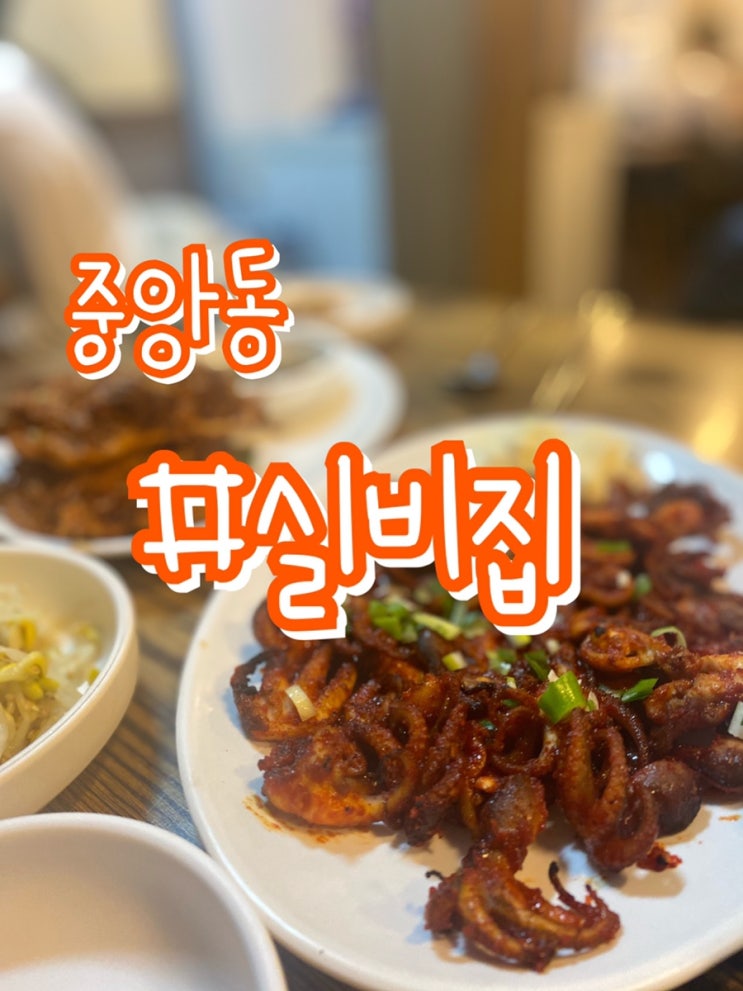  쭈꾸미 직화구이 맛집 중앙동 실비집