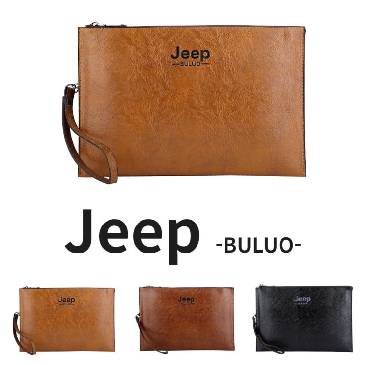리뷰가 좋은 Jeep BULUO 지프 가죽 남자 클러치백 파우치 손가방 스트랩 좋아요 리뷰가 좋은 Jeep BULUO 지프 가죽 남자 클러치백 파우치 손가방 스트랩 좋아요