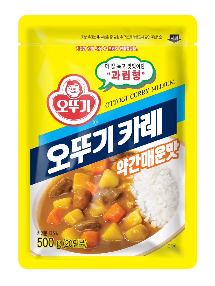 최근 인기있는 오뚜기 카레 과립형 약간매운맛, 500g, 1개 좋아요