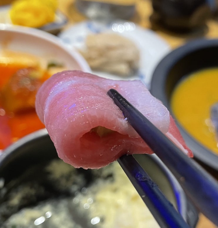  대전 둔산동참치 착한참치 아내와 함께 즐긴 지물급 숙성참치회