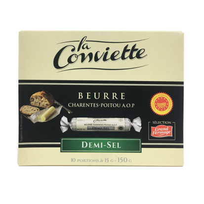 선택고민 해결 (당일발송)LA CONVIETTE 라꽁비에뜨 버터 가염 150g (15g X 10개입) 프랑스 명품버터 에르메스버터 ··· 선택고민 해결 (당일발송)LA CONVIETTE 라꽁비에뜨 버터 가염 150g (15g X 10개입) 프랑스 명품버터 에르메스버터 ···