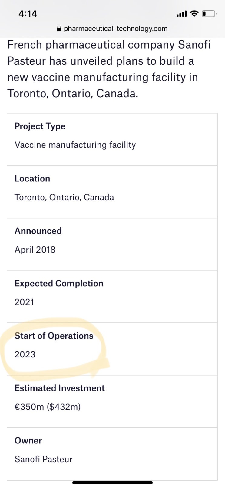 Sanofi Canada