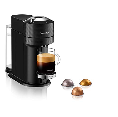 많이 팔린 Nespresso 캡슐커피머신 네스프레소 돌체구스토 반자동 크룹스 네스프레소 버츄오 넥스트 커피캡슐 머신 17리터 물 탱크 바코드에 의한캡슐 감지 54% 재활용 플라스틱