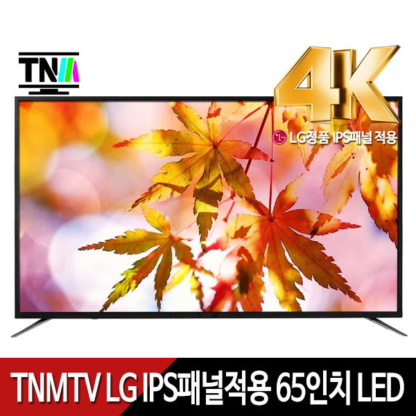 많이 찾는 TNMTV 65인치TV 4K UHD 대화면 LED TV LG IPS패널탑재 TNM-6500U, 기사설치, 벽걸이형 추천해요