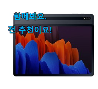 요즘은 이런게 제일 좋대요 특별한 갤럭시탭 s7+ 아이템 이네용 추천!