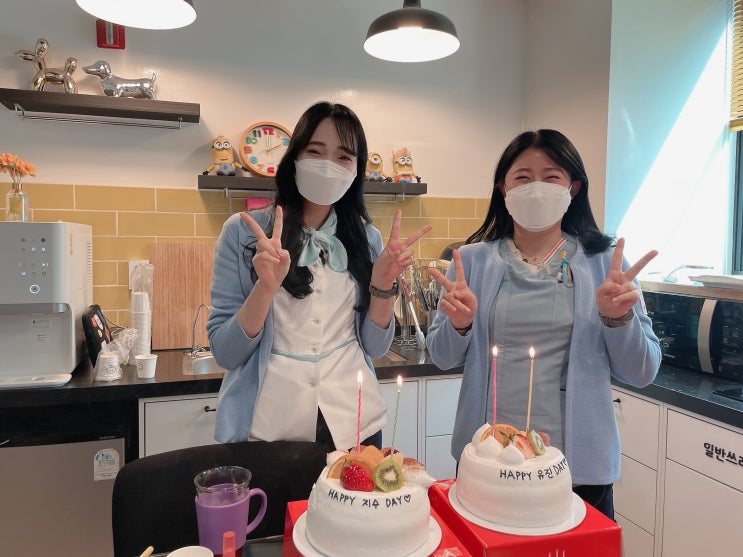[용인쥬니어치과] 꽃피는 4월의 생일축하파티~!