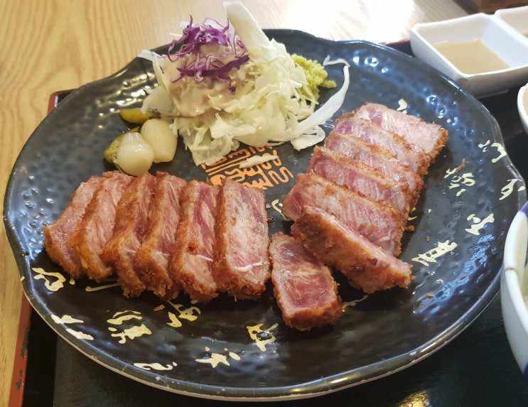  [성남 맛집] 분당 수내역 규카츠 맛집 백식당 직영본점~ 규카츠 정식 먹어봤어요 + 규카츠 먹는 법