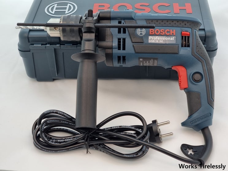  콘크리트 타공 10초 컷 - 보쉬 BOSCH professional GSB 16RE