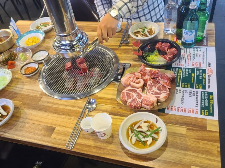  육즙이 살아있눼~ 대흥동 이베리코 맛집, 은행동BBQ집