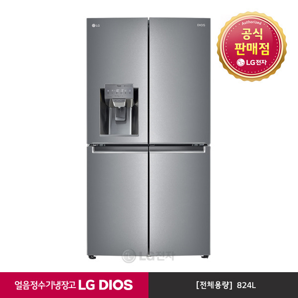 의외로 인기있는 [LG전자] DIOS 얼음정수기 냉장고 J823MB35 (매직스페이스/상냉장하냉동/824L, 상세 설명 참조 좋아요
