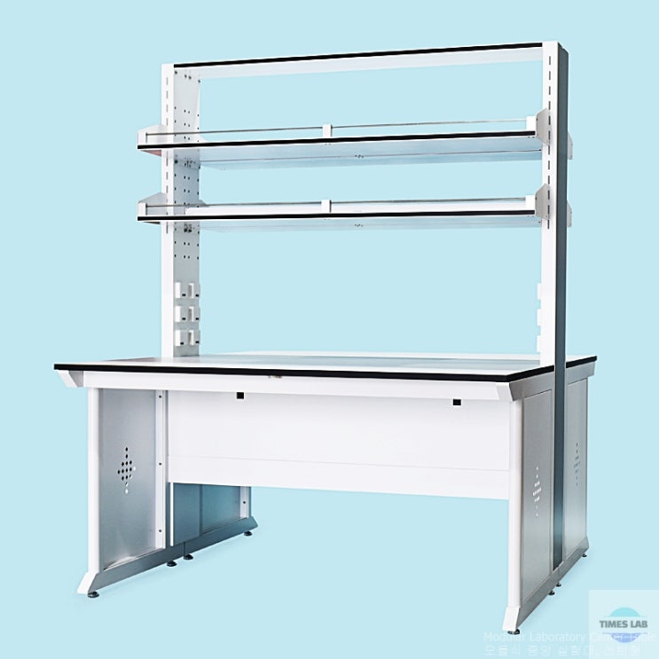  Modular Laboratory Center Table / 모듈식 중앙 실험대, 선반형