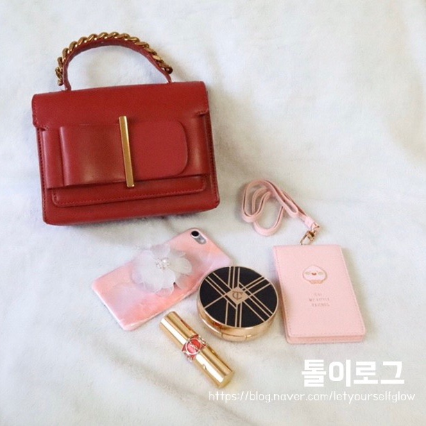  찰스앤키스 미니백 리뷰 보우 버클 체인 탑 귀엽다