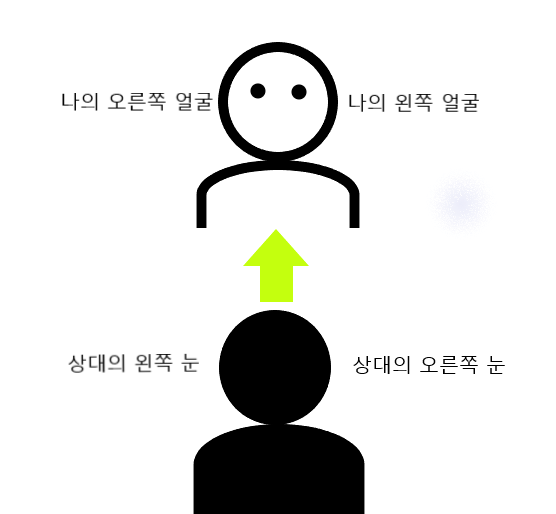  남이 보는 내 얼굴/ 중요한 건 주시력이 어느 쪽인지?