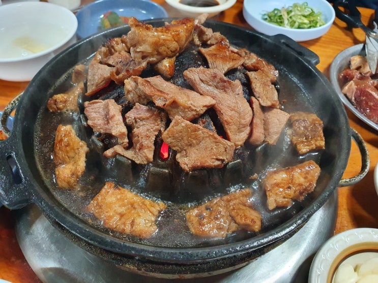  [천안] 문화동 천안역 30년된 노포 돼지갈비 맛집 석산장 달달한 물갈비 메뉴추천/메뉴판/가격/영업시간/주차/맛 솔직후기 (돼지갈비 2인분,된장찌개,냉면)