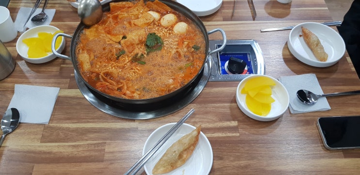 평촌스마트베이 근처 신규 맛집 떡볶이&부대찌게부대찌게