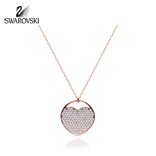 후기가 정말 좋은 명품 스와로브스키 SWAROVSKI 5479915 GINGER 하트 로즈골드 플래팅 목걸이. 좋아요 후기가 정말 좋은 명품 스와로브스키 SWAROVSKI 5479915 GINGER 하트 로즈골드 플래팅 목걸이. 좋아요