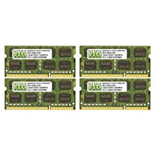 구매평 좋은 64GB 4X16GB DDR3-1600 NEMIX RAM Memory for Apple iMac Late 2015 27 Ret, 상세내용참조 좋아요